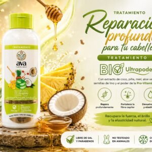 Tratamiento Capilar Biohidratador Ava – Reparación Intensiva
